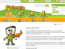 Tablet Screenshot of primolo.de